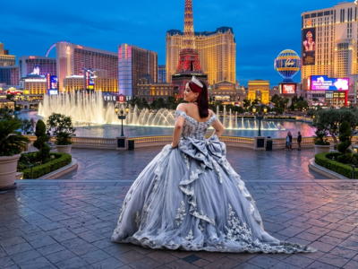 foto julliana de vestido em las vegas